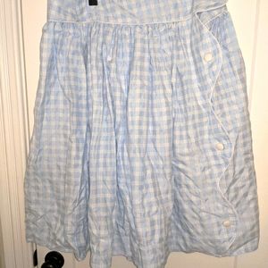 gingham skirt